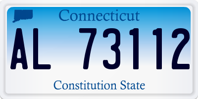 CT license plate AL73112