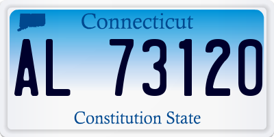 CT license plate AL73120