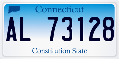 CT license plate AL73128