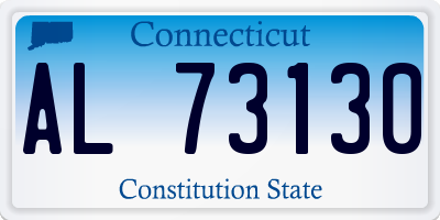 CT license plate AL73130
