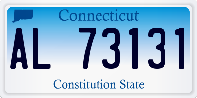 CT license plate AL73131