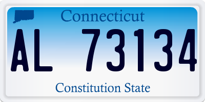 CT license plate AL73134