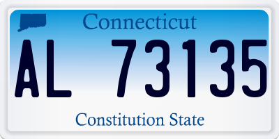 CT license plate AL73135