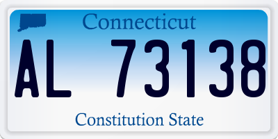 CT license plate AL73138