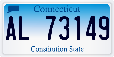CT license plate AL73149