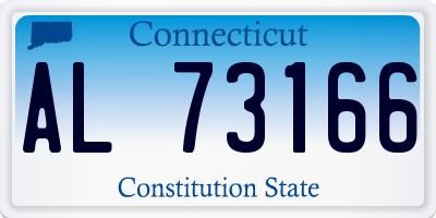 CT license plate AL73166