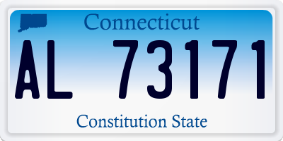 CT license plate AL73171