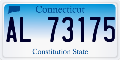 CT license plate AL73175