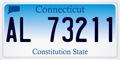 CT license plate AL73211