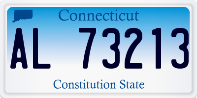 CT license plate AL73213