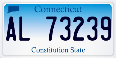 CT license plate AL73239