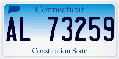 CT license plate AL73259