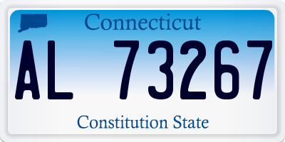 CT license plate AL73267