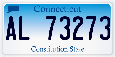 CT license plate AL73273
