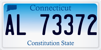CT license plate AL73372