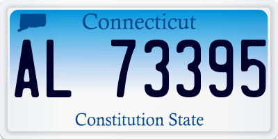 CT license plate AL73395