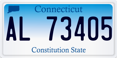 CT license plate AL73405
