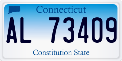 CT license plate AL73409