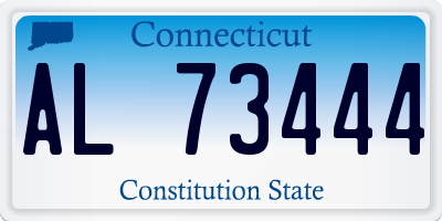 CT license plate AL73444