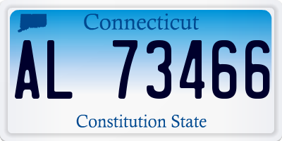 CT license plate AL73466
