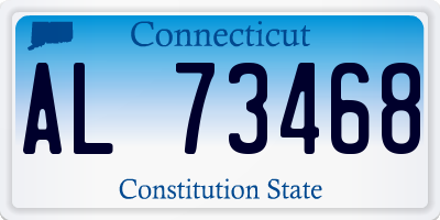 CT license plate AL73468