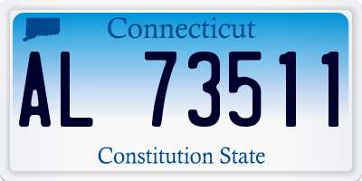CT license plate AL73511