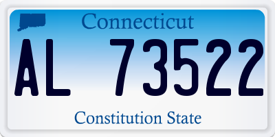 CT license plate AL73522