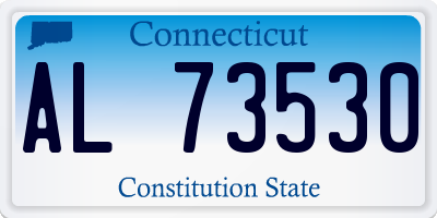 CT license plate AL73530