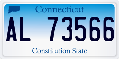 CT license plate AL73566