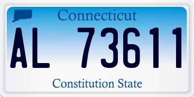 CT license plate AL73611