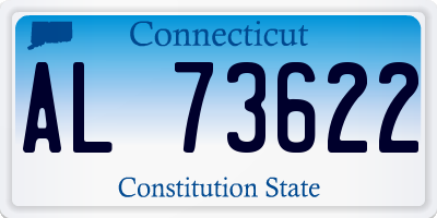 CT license plate AL73622