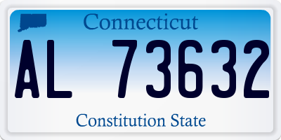 CT license plate AL73632