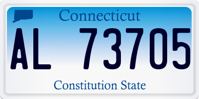 CT license plate AL73705