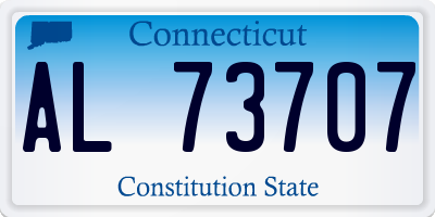 CT license plate AL73707