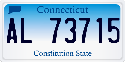 CT license plate AL73715