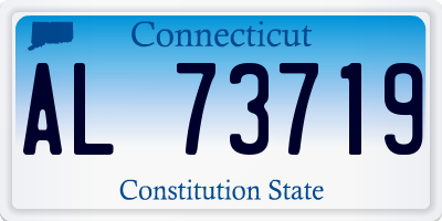 CT license plate AL73719