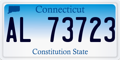 CT license plate AL73723