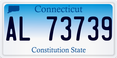 CT license plate AL73739