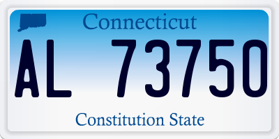 CT license plate AL73750