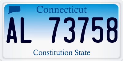 CT license plate AL73758