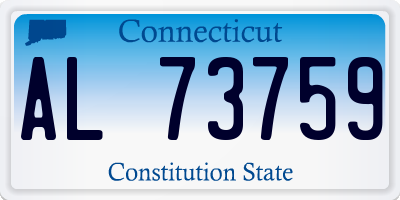 CT license plate AL73759