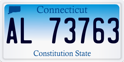 CT license plate AL73763
