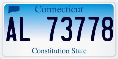 CT license plate AL73778