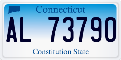 CT license plate AL73790