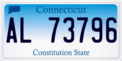 CT license plate AL73796