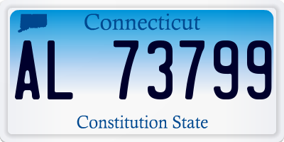 CT license plate AL73799