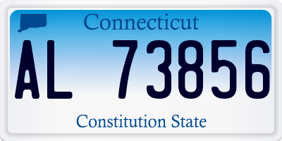CT license plate AL73856