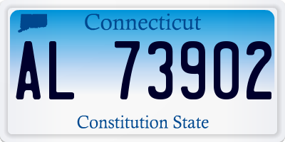 CT license plate AL73902