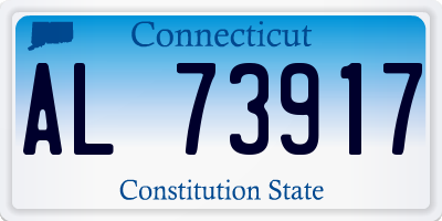 CT license plate AL73917