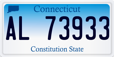 CT license plate AL73933